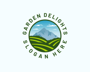 Mountain Agriculture Farming logo design