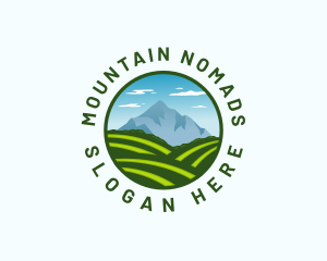 Mountain Agriculture Farming logo design