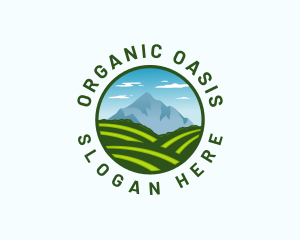 Mountain Agriculture Farming logo design