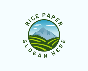 Mountain Agriculture Farming logo design