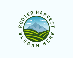 Mountain Agriculture Farming logo design