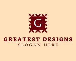 Decorative Fashion Designer logo design