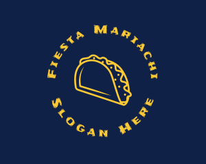 Mexican Taco Snack logo design