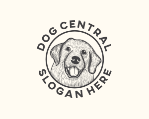 Labrador Dog Pet logo design