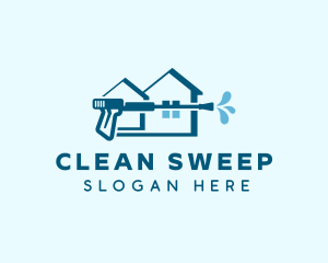 Clean House Wash logo design