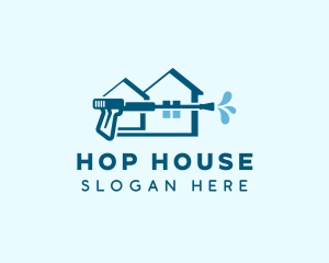 Clean House Wash logo design