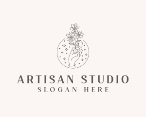 Artisanal Floral Decorator logo design