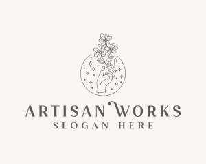 Artisanal Floral Decorator logo design