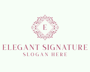 Floral Garden Spa logo design