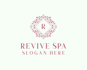 Floral Garden Spa logo design