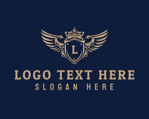 Luxurious Crown Shield logo