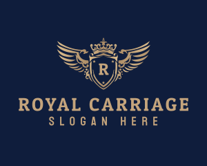 Luxurious Crown Shield logo design