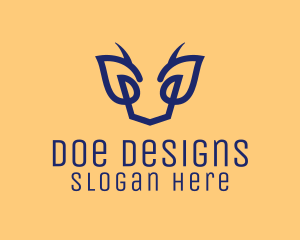 Wild Deer Animal logo design