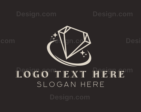 Diamond Gemstone Jewelry Logo