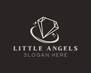 Diamond Gemstone Jewelry Logo