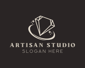 Diamond Gemstone Jewelry logo design