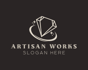 Diamond Gemstone Jewelry logo design