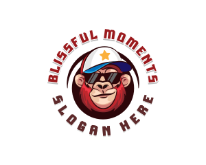 Hipster Monkey Gaming Logo