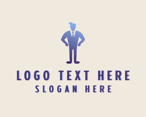 Businessman logo example 4