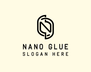 Generic Curved Letter N logo design