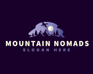 Mountain Moon Travel logo design