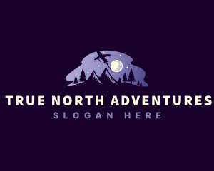 Mountain Moon Travel logo design