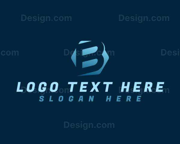 Creative Hexagon Letter B Logo