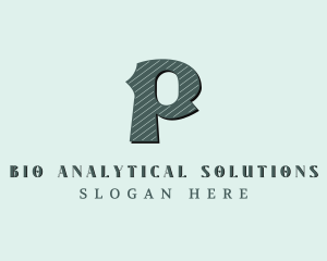 Stylish Brand Letter P Logo