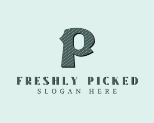 Stylish Brand Letter P Logo