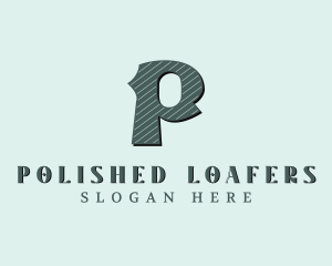 Stylish Brand Letter P logo design