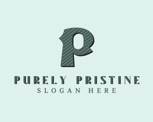 Stylish Brand Letter P logo design