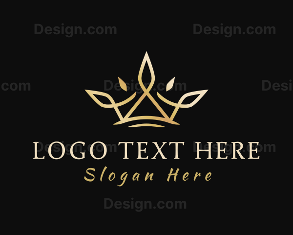 Gold Premium Crown Logo