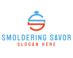 Food Catering Letter S logo design