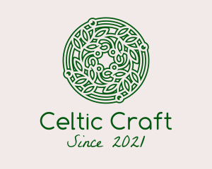 Celtic Garden Ornament logo design