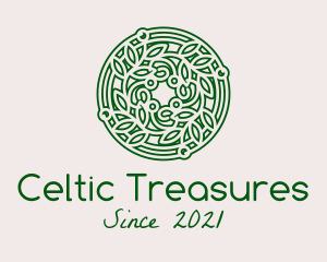 Celtic Garden Ornament logo design