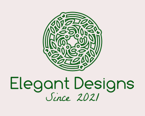 Celtic Garden Ornament logo design