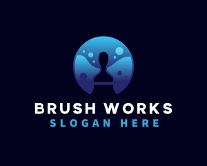 Paint Brush Hardware logo design