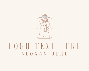 Floral Hand Manicure  logo