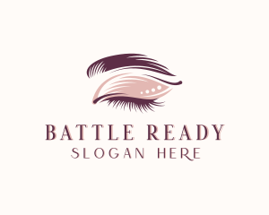 Eyelashes Cosmetic Makeup logo