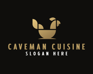 Golden Chicken Cuisine logo design