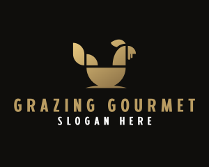 Golden Chicken Cuisine logo design