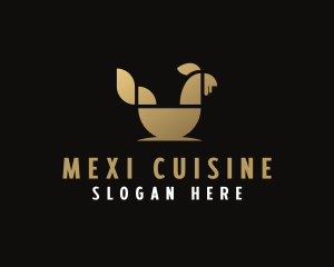 Golden Chicken Cuisine logo design