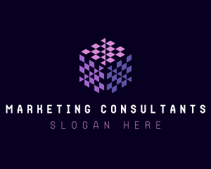 Cube Tech Consultant logo design