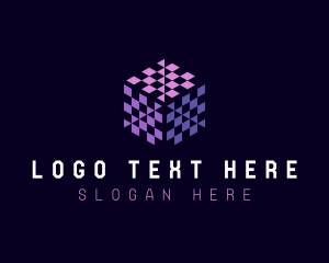 Geometry - Cube Tech Consultant logo design