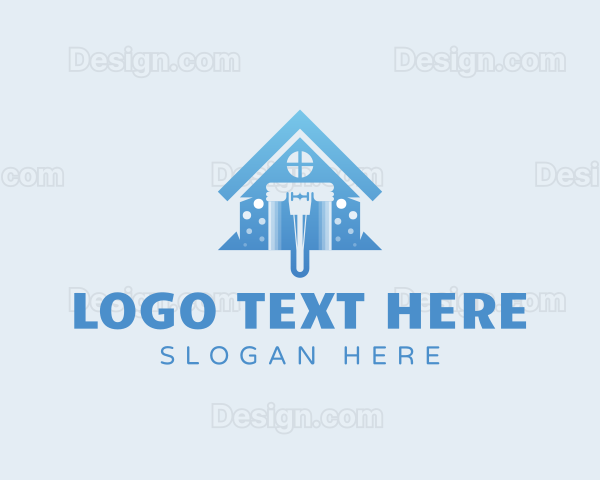 House Mop Cleaner Logo