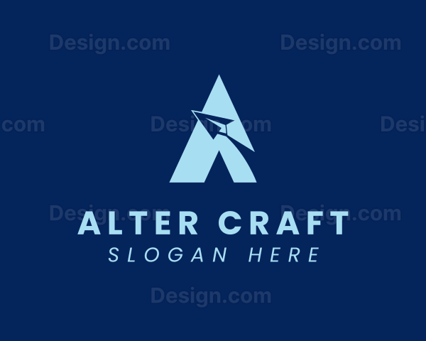 Paper Airplane Flight Logo