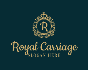 Royal Crown Ornament  logo design