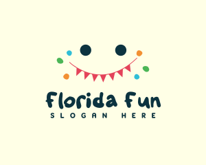 Fun Party Confetti logo design