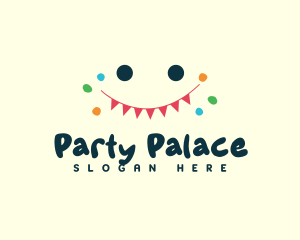 Fun Party Confetti logo design