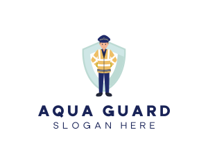 Security Police Officer logo design